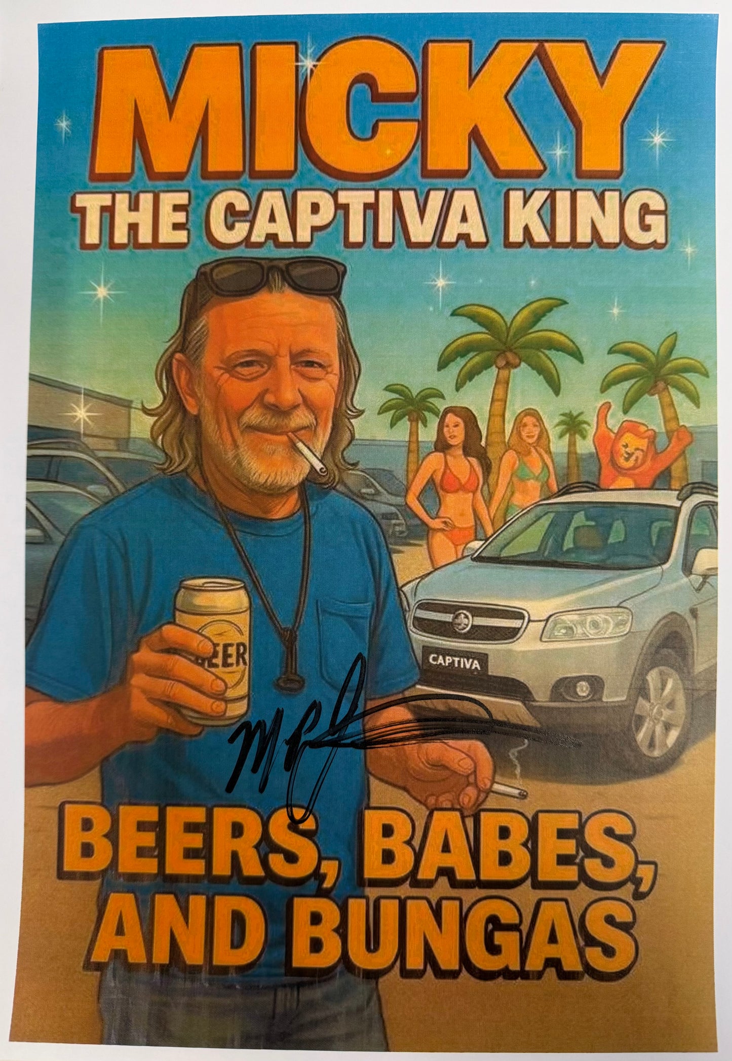 Micky Poster - SIGNED!